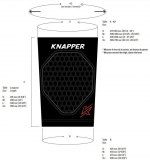 KNAPPER hokejbalové chrániče kolen  AK5 2
