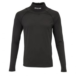 CCM triko Neck Guard Compression Top LS JR